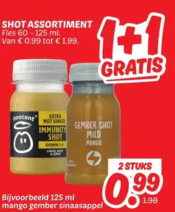 Dekamarkt Shot assortiment aanbieding