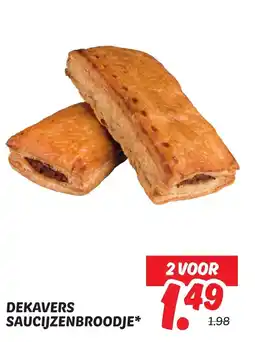 Dekamarkt Dekavers saucijzenbroodje aanbieding