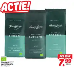 Dekamarkt Simon lévelt koffiebonen aanbieding