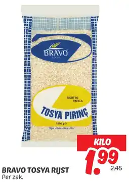 Dekamarkt Bravo tosya rijst aanbieding