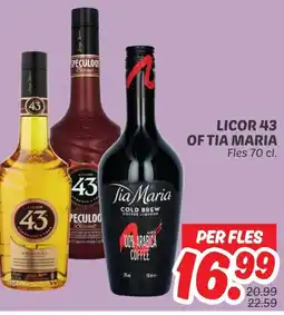 Dekamarkt Licor 43 Tia Maria aanbieding
