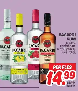 Dekamarkt Bacardi rum aanbieding