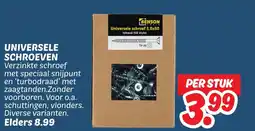 Dekamarkt Universele schroeven aanbieding
