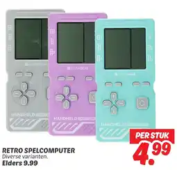 Dekamarkt Retro spelcomputer aanbieding