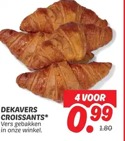 Dekamarkt DEKAVERS CROISSANTS aanbieding