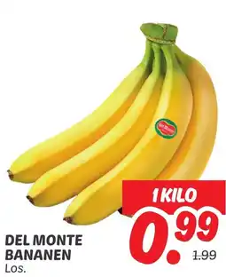Dekamarkt Del monte bananen aanbieding