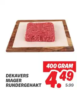 Dekamarkt Dekavers mager rundergehakt aanbieding