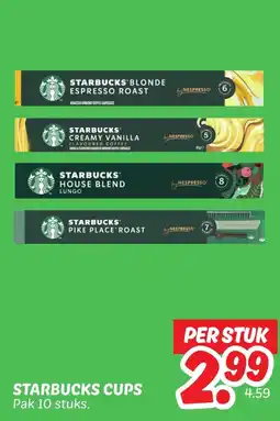 Dekamarkt Starbucks cups aanbieding