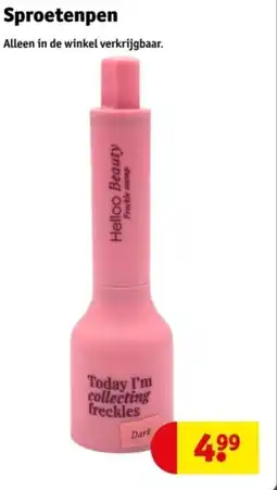 Kruidvat Sproetenpen aanbieding