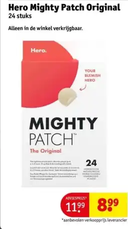 Kruidvat Hero mighty patch original aanbieding