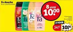 Kruidvat Fa douche aanbieding