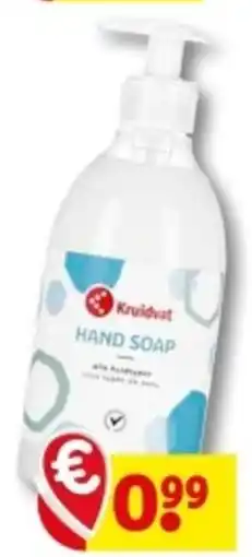Kruidvat Hand soap aanbieding