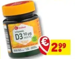 Kruidvat Vitamine D3.10 μg aanbieding