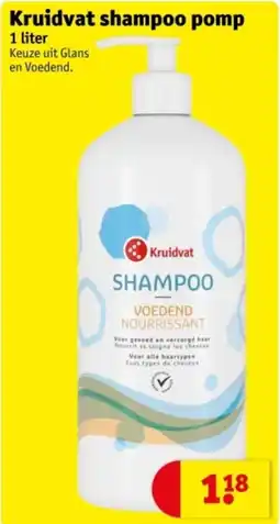 Kruidvat Kruidvat shampoo pomp aanbieding