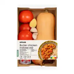 PLUS PLUS Verspakket Indiase butter chicken aanbieding