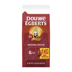 PLUS Douwe Egberts Aroma rood koffiebonen aanbieding