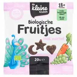 PLUS De Kleine Keuken BIO Fruitjes met Wortel +18M aanbieding