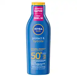 Kruidvat NIVEA Sun Protect & Hydrate SPF50+ Zonnebrandlotion aanbieding