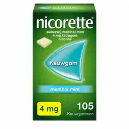 Plein.nl Nicorette Suikervrij Kauwgom aanbieding