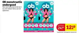 Kruidvat OB menstruatie ondergoed aanbieding
