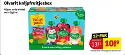 Kruidvat Olvarit knijpfruitjesbox aanbieding