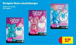 Kruidvat Designer bears sleutelhanger aanbieding