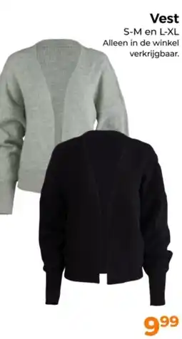 Trekpleister Vest S-M en L-XL aanbieding