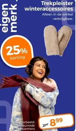 Trekpleister Trekpleister winteraccessoires aanbieding