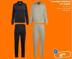 Trekpleister Lounge sweater en broek aanbieding
