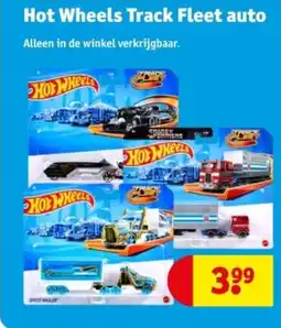Kruidvat Hot wheels track fleet auto aanbieding