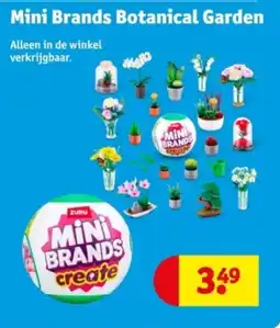 Kruidvat Mini brands botanical garden aanbieding