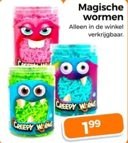 Trekpleister Magische wormen aanbieding