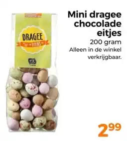 Trekpleister Mini dragee chocolade eitjes aanbieding