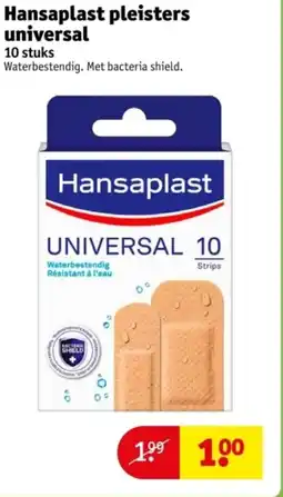 Kruidvat Hansaplast pleisters universal aanbieding
