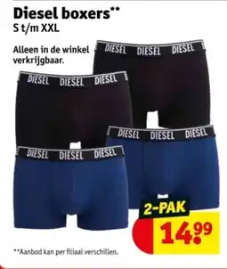 Kruidvat Diesel boxers aanbieding