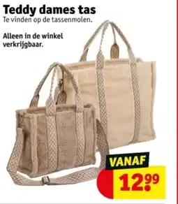 Kruidvat Teddy dames tas aanbieding