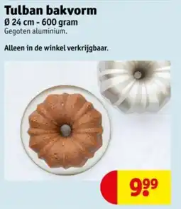 Kruidvat Tulban bakvorm aanbieding