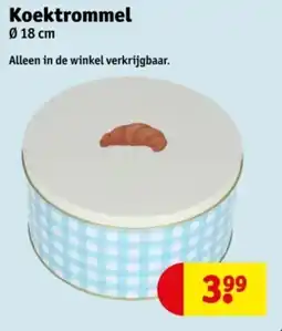 Kruidvat Koektrommel aanbieding