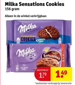 Kruidvat Milka sensations cookies aanbieding