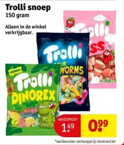 Kruidvat Trolli snoep aanbieding