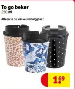 Kruidvat To go beker aanbieding