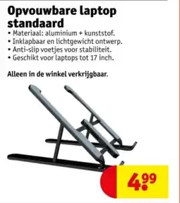 Kruidvat Opvouwbare laptop standaard aanbieding
