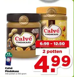 PLUS Calvé Pindakaas aanbieding
