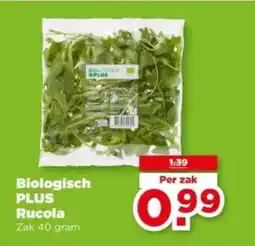 PLUS Biologisch PLUS Rucola aanbieding