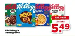 PLUS Alle kellogg's ontbijtgranen aanbieding