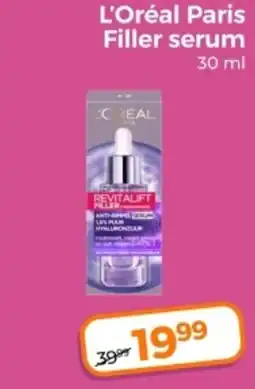 Trekpleister L'Oréal Paris Filler serum aanbieding