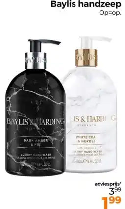 Trekpleister Baylis handzeep aanbieding
