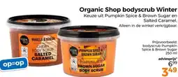 Trekpleister Organic Shop bodyscrub Winter aanbieding