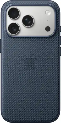 Coolblue Apple iPhone 17 Pro TechWoven Back Cover met MagSafe Blauw aanbieding
