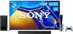 Coolblue Sony 65 Bravia 8 II 4K QD-OLED + Sony Bravia Theatre Bar 6 Zwart + PlayStation 5 aanbieding